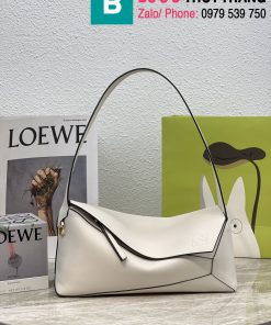 Túi xách Loewe Puzzle hobo siêu cấp da bê màu trắng size 29cm