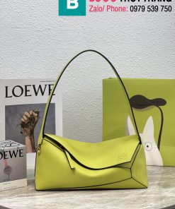 Túi xách Loewe Puzzle hobo siêu cấp da bê màu vàng size 29cm