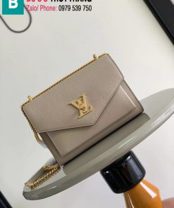 Túi xách Louis Vuitton Mylockme Chain Bag siêu cấp da bê màu xám size 22.5cm