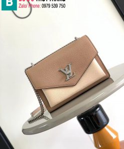 Túi xách Louis Vuitton Mylockme Chain Bag siêu cấp da bê màu hồng nude size 22.5cm