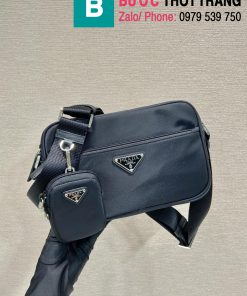 Túi xách Prada siêu cấp da bê màu đen 23cm