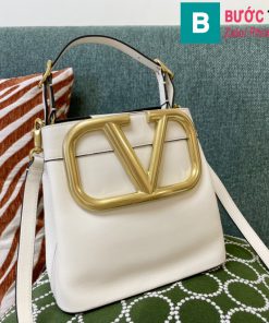 Túi xách Valentino siêu cấp da bê màu trắng size 20cm