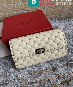 Túi xách Valentino siêu cấp da bê màu trắng size 23cm