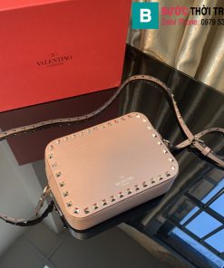 Túi xách Valentino siêu cấp da bê màu hồng size 20cm