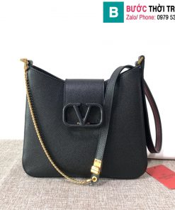 Túi xách Valentino siêu cấp da bê màu đen size 24cm