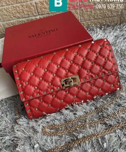 Túi xách Valentino siêu cấp da bê màu đỏ size 23cm