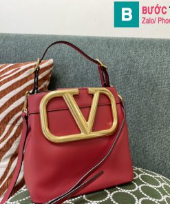 Túi xách Valentino siêu cấp da bê màu đỏ size 20cm