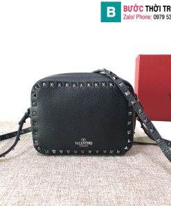 Túi xách Valentino siêu cấp da bê màu đen size 20cm