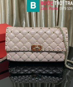 Túi xách Valentino siêu cấp da bê màu hồng size 23cm