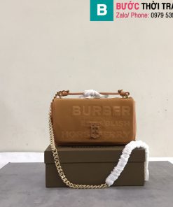 Túi xách Burberry Thomas siêu cấp canvas màu nâu bò size 23.5cm