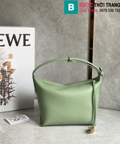 Túi xách Loewe Cubi siêu cấp da bê màu xanh size 20.5cm