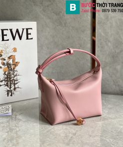 Túi xách Loewe Cubi siêu cấp da bê màu hồng size 20.5cm