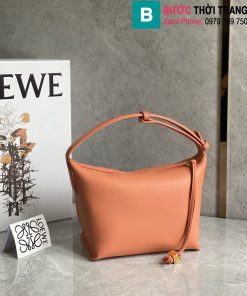 Túi xách Loewe Cubi siêu cấp da bê màu cam size 20.5cm