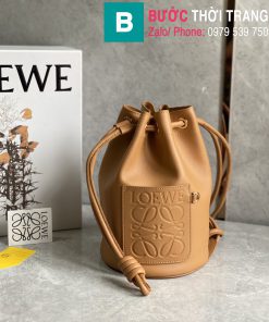 Túi xách Loewe Paula siêu cấp da bê màu nâu bò size 20cm