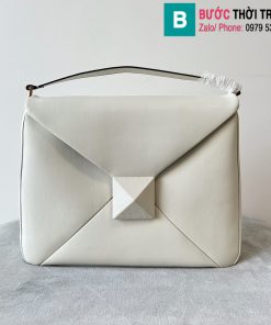 Túi xách Valentino Garavani One Stud siêu cấp da bê màu trắng size 40cm