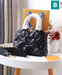 Túi xách Louis Vuitton Alma BB cao cấp da bê màu đen size 24.5cm