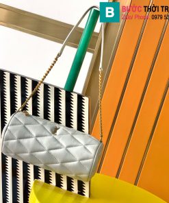 Túi xách Saint Laurent Tube sade cao cấp da bê màu trắng size 20cm