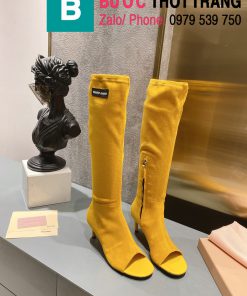 boot cao cổ miumiu