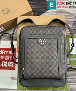 Ba lô Gucci Ophidia cao cấp canvas màu xám size 40cm