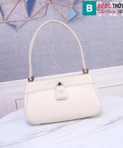 Túi xách Dior Key cao cấp da bò màu trắng size 22cm