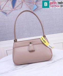 Túi xách Dior Key cao cấp da bò màu nude size 22cm