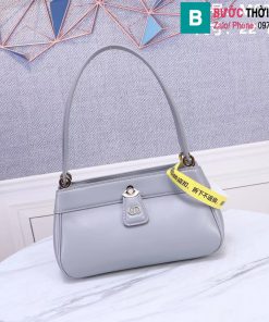 Túi xách Dior Key cao cấp da bò màu xanh xám size 22cm