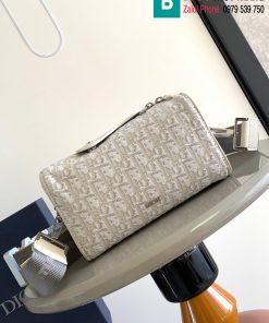 Túi xách Dior Lingot cao cấp canvas màu trắng size 22cm