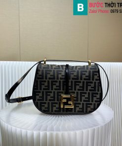 Túi xách Fendi C Mon Laying cao cấp canvas màu xám size 25cm