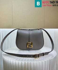 Túi xách Fendi C Mon Laying cao cấp da bò màu xám size 25cm