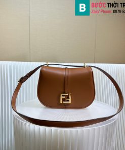 Túi xách Fendi C Mon Laying cao cấp da bò màu nâu size 25cm