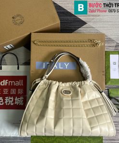 Túi xách Gucci Deco cao cấp da bò màu trắng size 43cm
