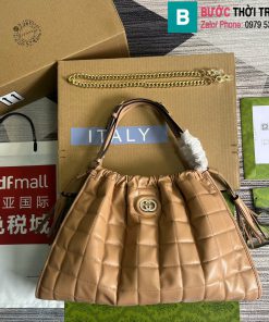Túi xách Gucci Deco cao cấp da bò màu nude size 43cm