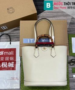 Túi xách Gucci Dianna cao cấp da bò màu trắng size 27cm