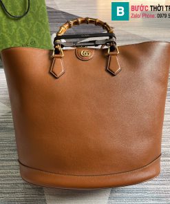 Túi xách Gucci Dianna cao cấp da bò màu nâu bò size 34cm