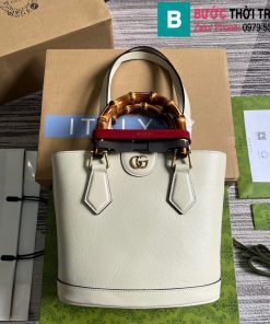 Túi xách Gucci Dianna cao cấp da bò màu trắng size 20.5cm