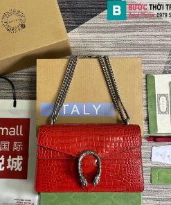 Túi xách Gucci Dionysus cao cấp da cá sấu màu đỏ size 28cm