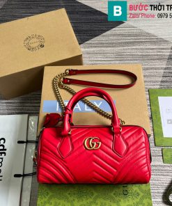 Túi xách Gucci Marmont cao cấp da bê màu đỏ size 27cm