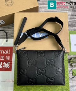 Túi xách Gucci Medium Messenger bag cao cấp da bò màu đen size 31cm