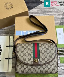 Túi xách Gucci Opidia cao cấp canvas màu nâu size 27cm