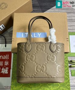 Túi xách Gucci Tote cao cấp da bò màu nude size 25cm