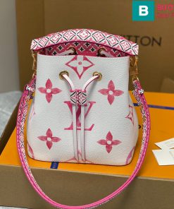 Túi xách Louis Vuitton Neonoebb cao cấp da bê màu đỏ size 20cm