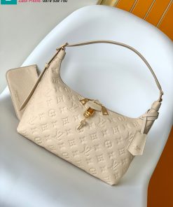 Túi xách Louis Vuitton Sac Sport cao cấp da bò màu trắng ngà size 27cm
