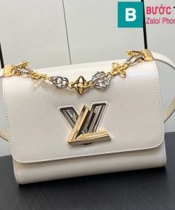 Túi xách Louis Vuitton Twist cao cấp da epi màu trắng size19cm