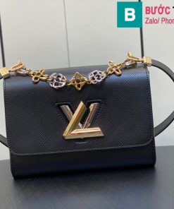 Túi xách Louis Vuitton Twist cao cấp da epi màu đen size19cm