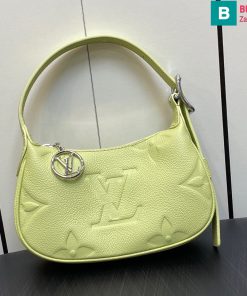Túi xách Louis Vuitton mini moon cao cấp da bò màu xanh nhạt size 20.5cm