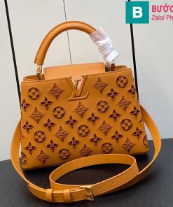 Túi xách Louis vuitton Capucies cao cấp da bò màu vàng size 27cm