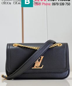 Túi xách Louis Vuitton LockmeEastwest  cao cấp da bò màu đen size 23.5cm