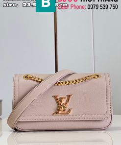 Túi xách Louis Vuitton LockmeEastwest  cao cấp da bò màu nude size 23.5cm