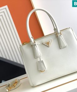 Túi xách Prada Galleria cao cấp da bò màu trắng size 28cm