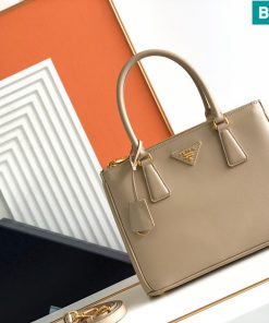 Túi xách Prada Galleria cao cấp da bò màu nude size 28cm